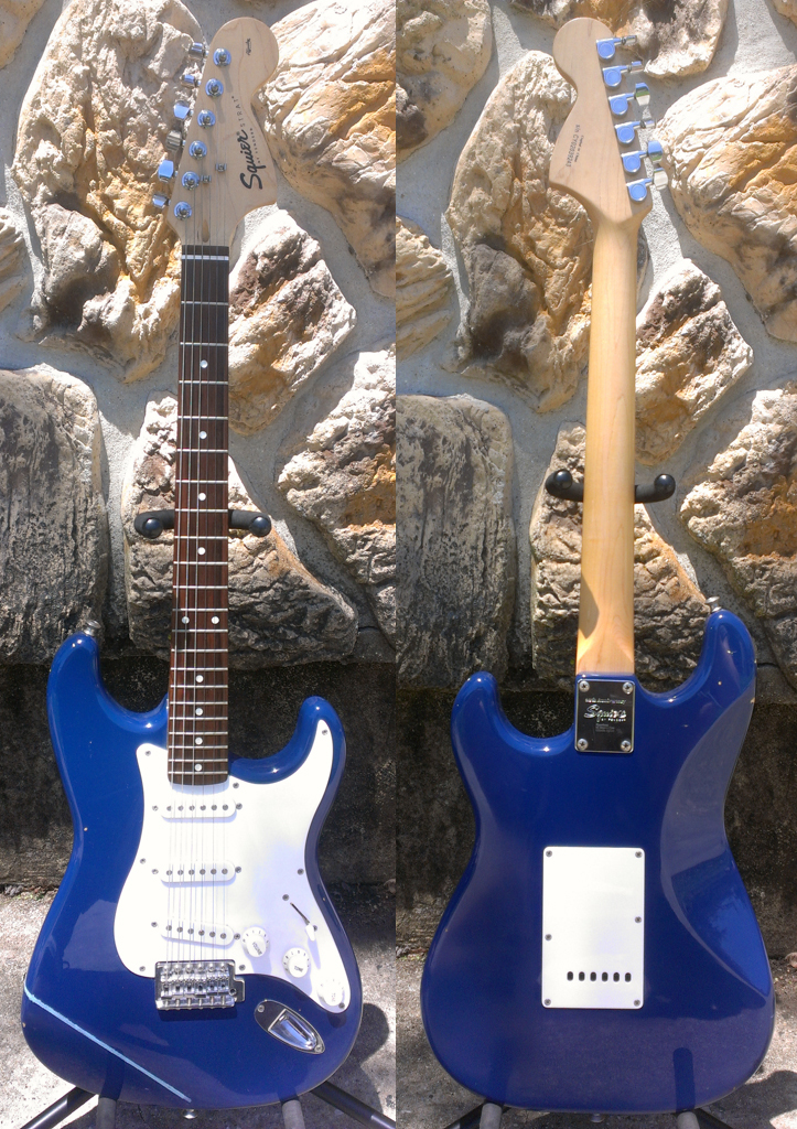 Blue Squier Stratocaster